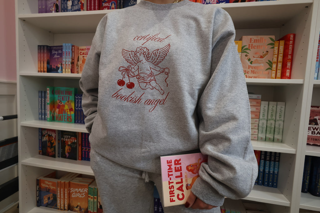 Certified Bookish Angel Crewneck