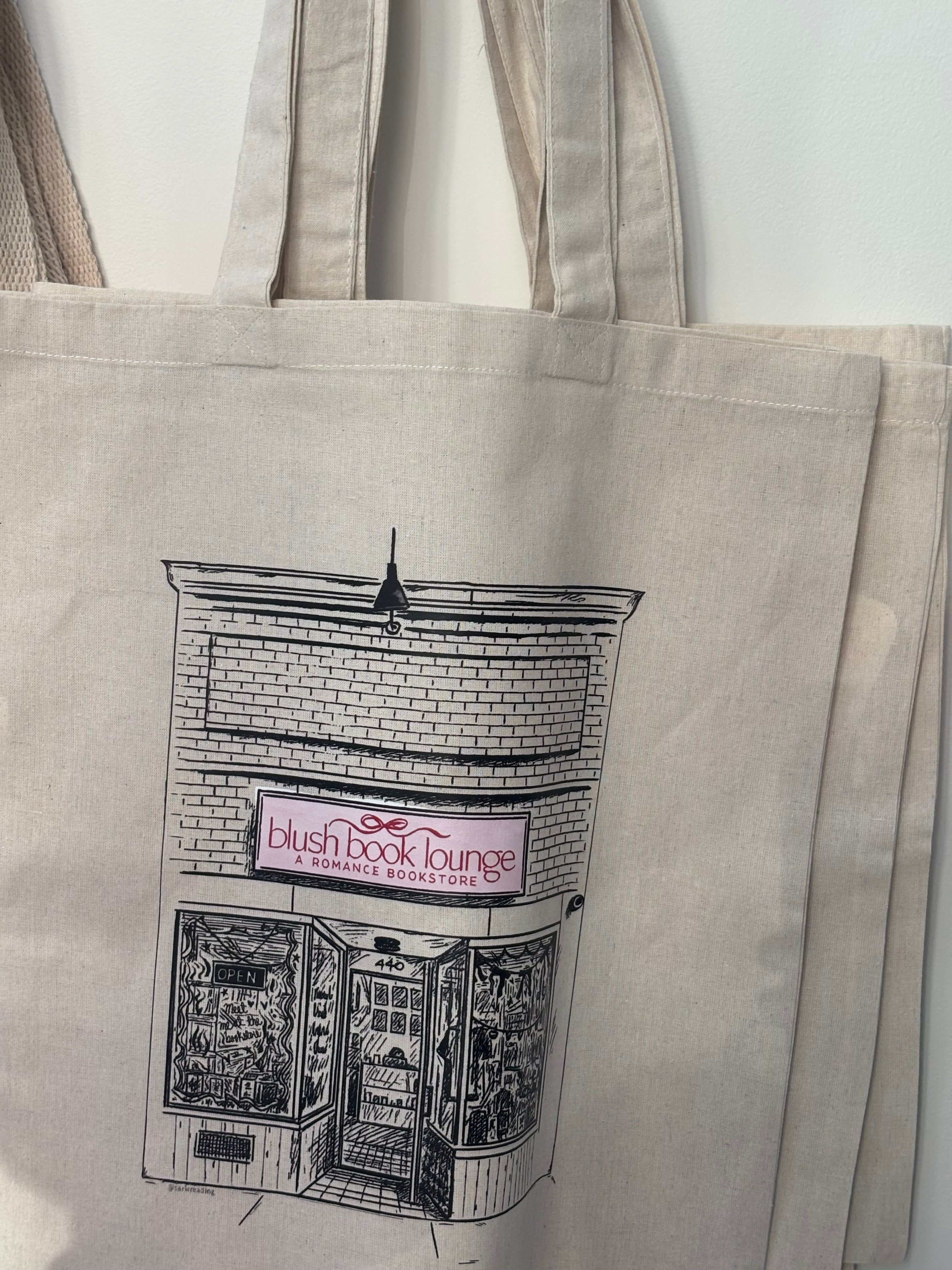 Blush Book Lounge Tote Bag